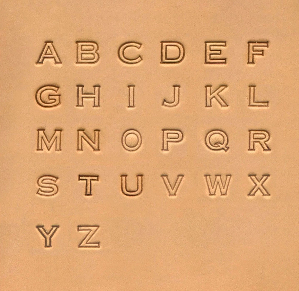 block alphabet